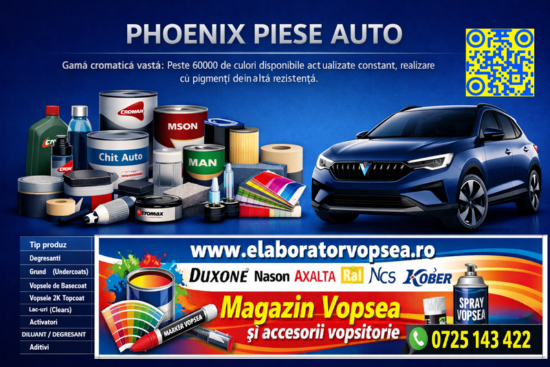 Magazin Phoenix piese auto ofera (piese auto si accesorii)
